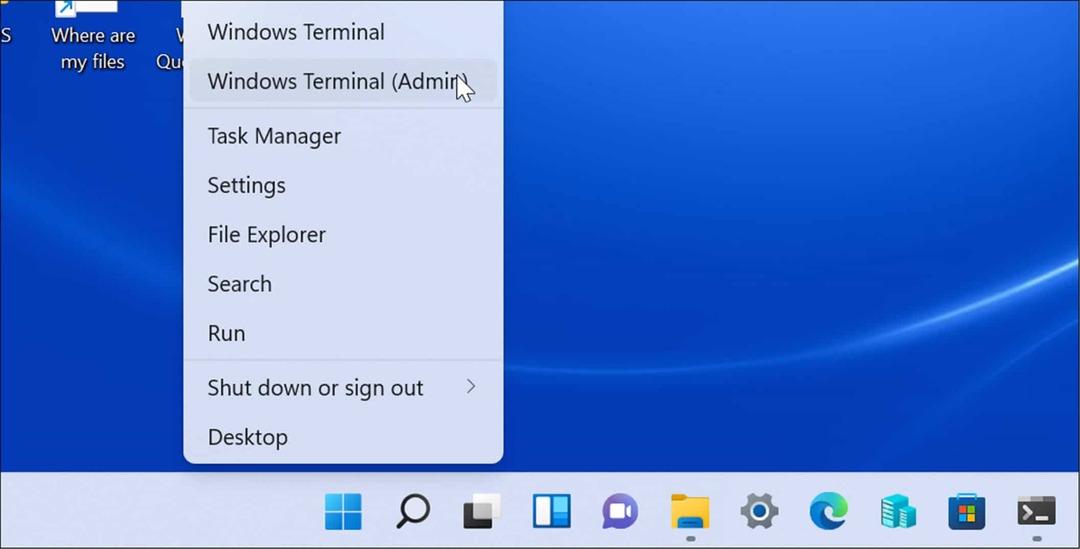 Správce terminálu Windows Windows 11