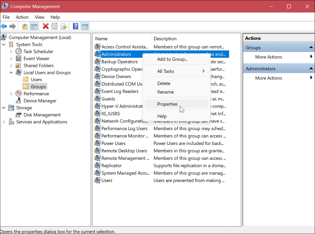 Určete typ uživatelského účtu v systému Windows 11