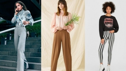 2019 podzimní kalhoty móda