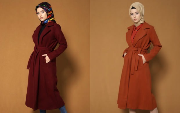 hidžáb kabát modely zaprášené