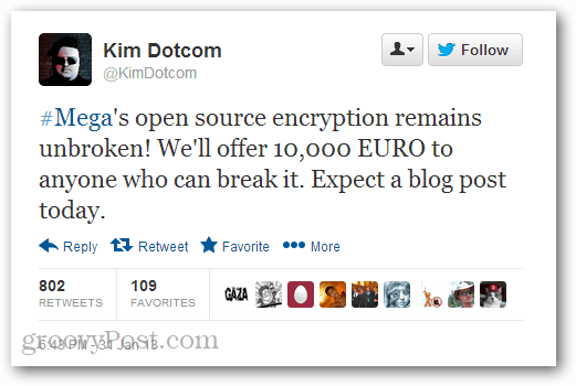 Kim Dotcom nabízí první 10 000 eur odměnu prvnímu hackerovi, který prorazil bezpečnost Mega