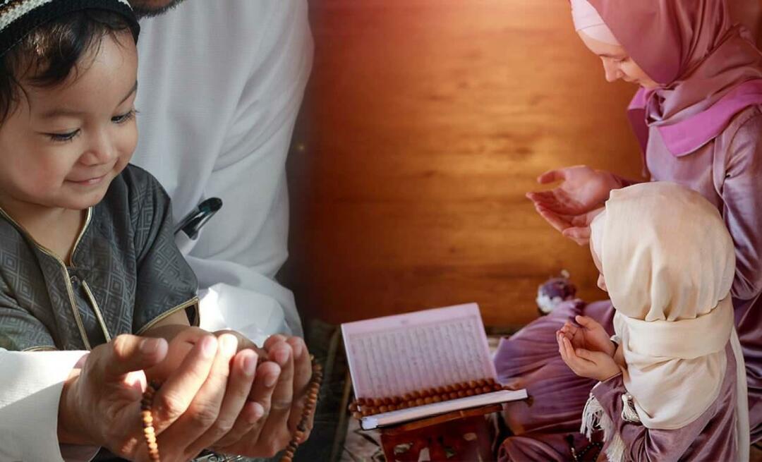 Jak strávit ramadán s dětmi? Rady pro vaše ramadánové cíle s vašimi dětmi...