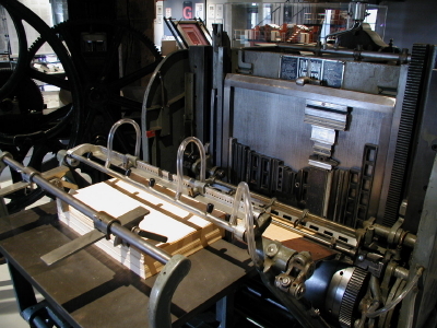 gutenberg tiskařský lis
