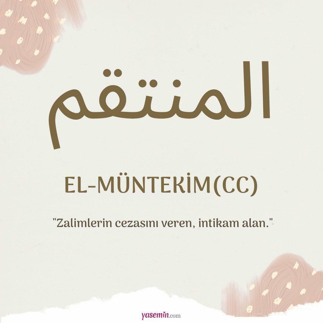 Co znamená al-Muntekim (c.c)?