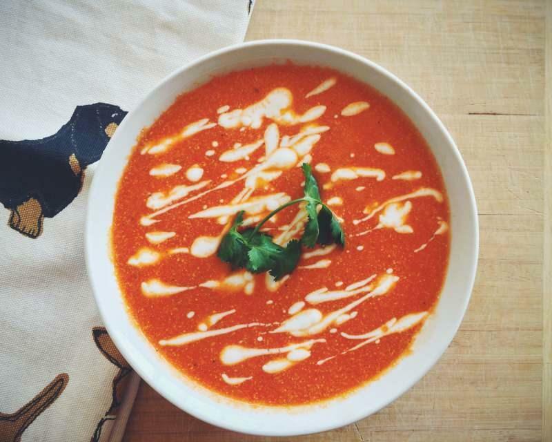recept na polévku z červené papriky
