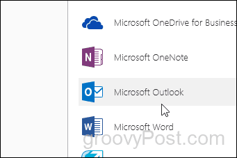 přidat novou konfiguraci do tlačítka myši v aplikaci Outlook 2