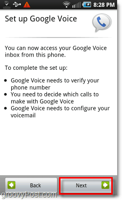 Google Voice v Android Mobile Sign-in