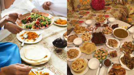 Tipy pro přípravu stolu iftar a sahur
