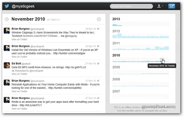Jak stahovat a používat celý archiv historie Twitteru