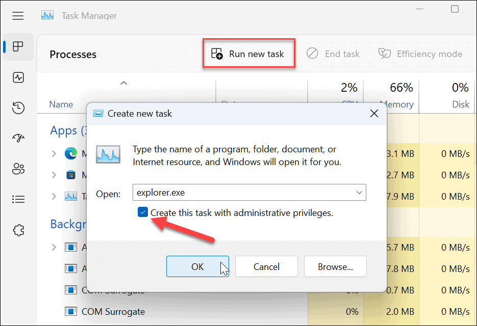 spusťte Průzkumníka souborů systému Windows 11 jako správce