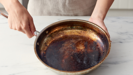 Jak čistit spálené kovové nádobí?