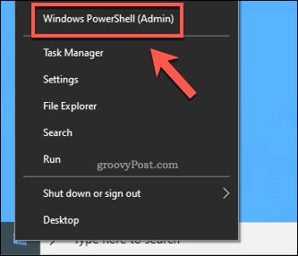 Spusťte Windows PowerShell