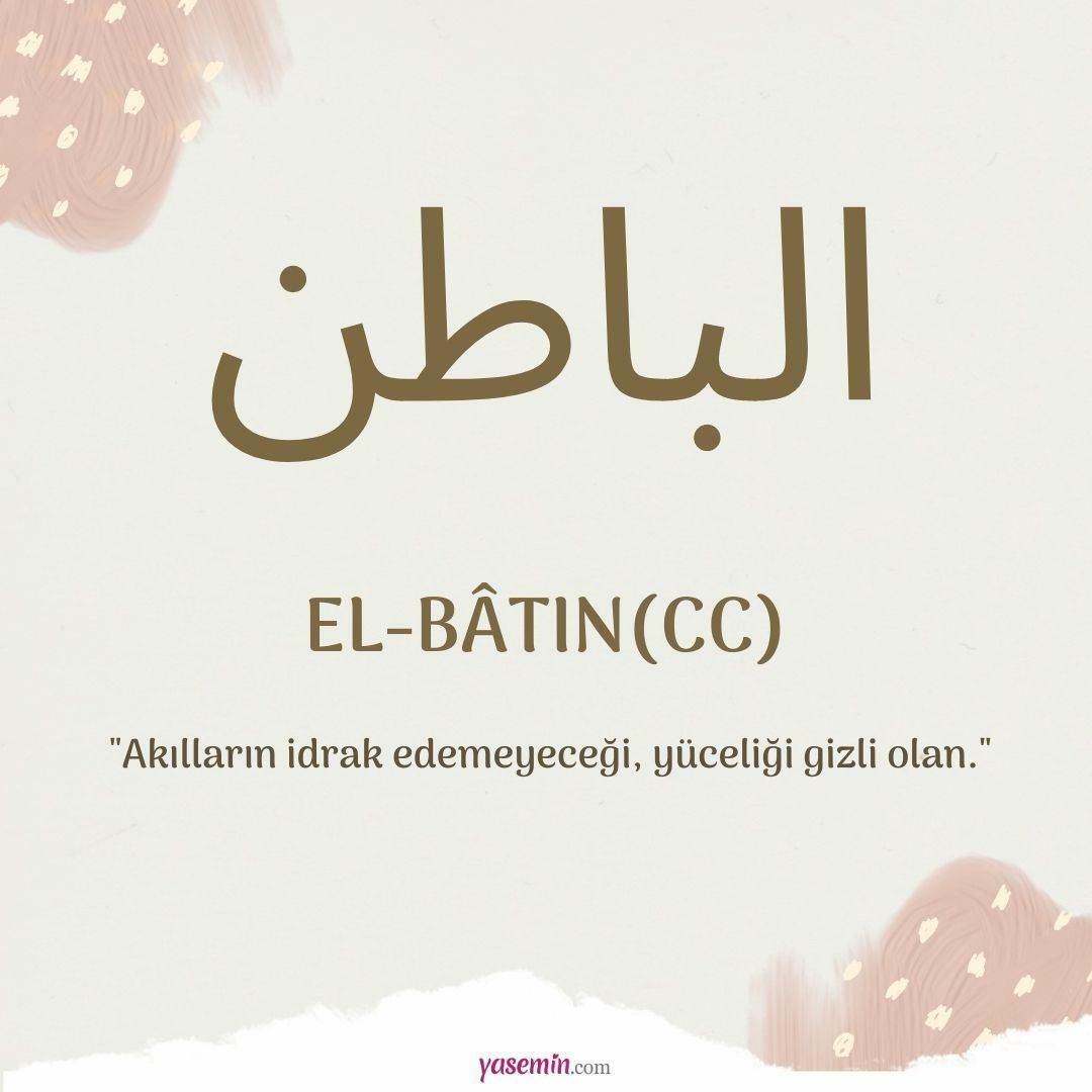 Co znamená al-Batin (c.c)?