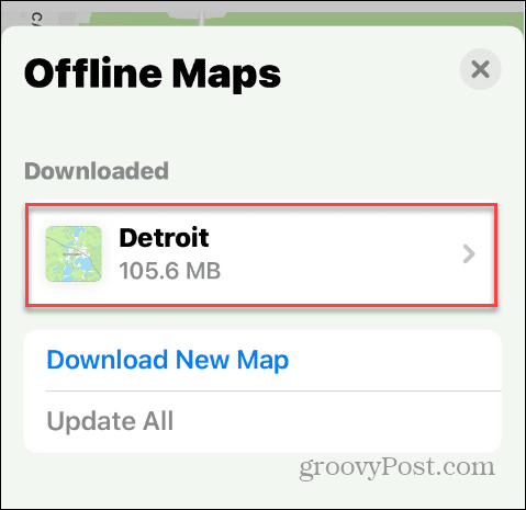Stáhněte si Apple Maps pro offline použití