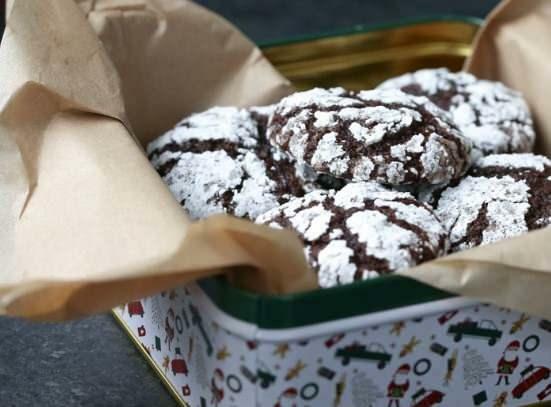 Brownie popraskané sušenky recept