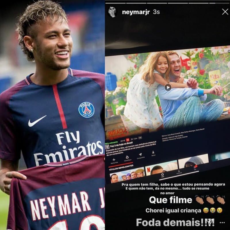 Světoznámý fotbalista Neymar sdílel turecký film ze svého účtu sociálních médií!