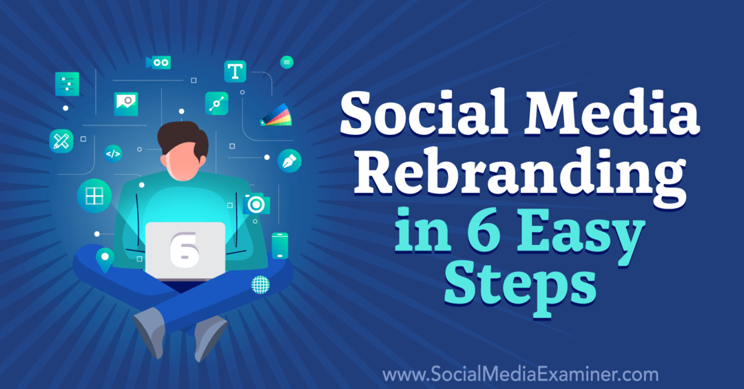 Rebranding sociálních médií v 6 snadných krocích od Corinny Keefe na Social Media Examiner.