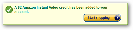 amazon video kreditní potvrzení