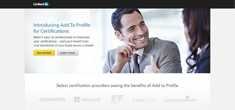 linkedin přidat do profilu pro certifikaci