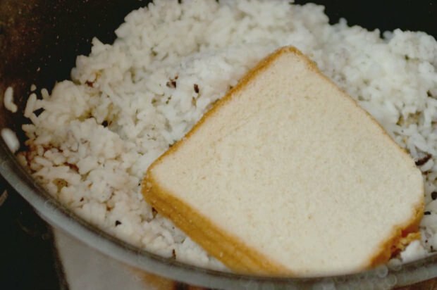 Pokud na rýži položíte chléb ...
