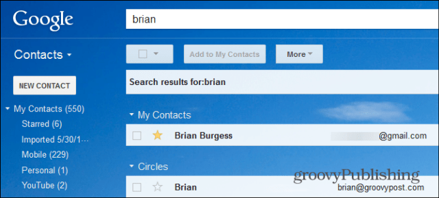 Tip pro Gmail: Nyní můžete kontakty označit hvězdičkou