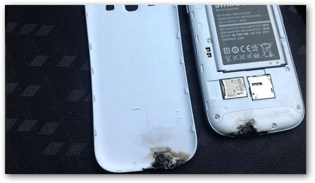 Vyhořela Samsung Galaxy S II