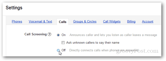 Jak zakázat Screening Google Voice Call