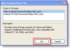 Vytvořit nový datový soubor aplikace Outlook:: groovyPost.com