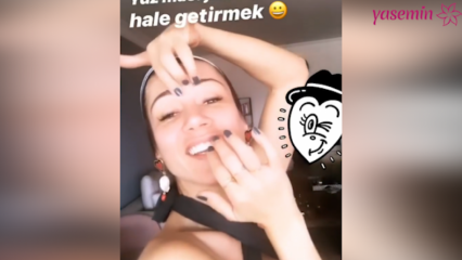Video o masáži obličeje Gökçe Bahardır