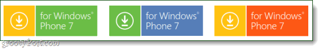 Logo nového telefonu Windows Phone 7