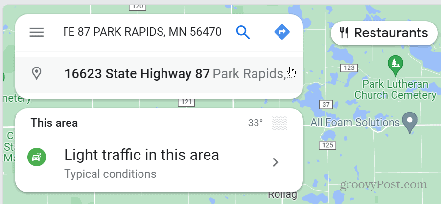 hledat v google maps