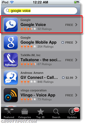 Google Voice je nyní k dispozici na iPodu a iPadu