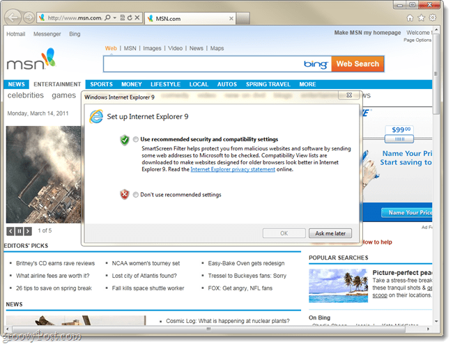 Internet Explorer 9 Final, nyní k dispozici