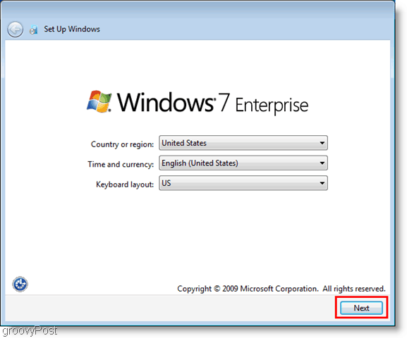 Windows 7 Enterprise VHD instalace a počáteční nastavení