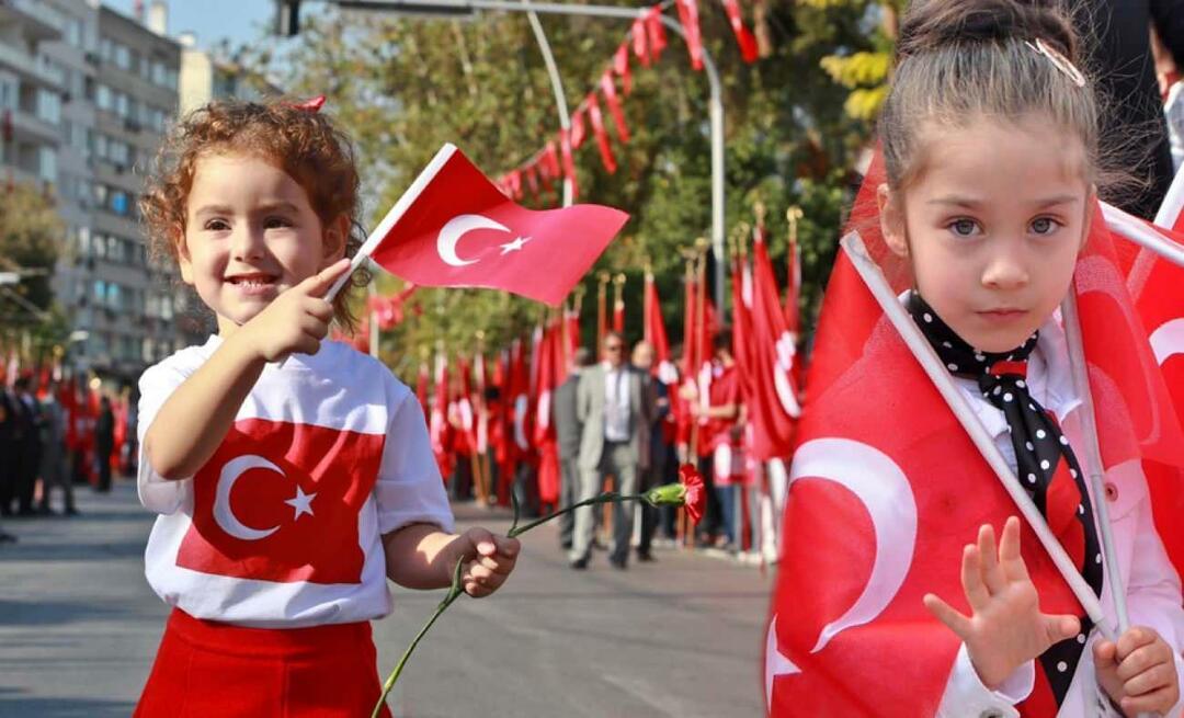 Kde koupit tureckou vlajku na 29. října Den republiky? Kde je umístěna turecká vlajka?