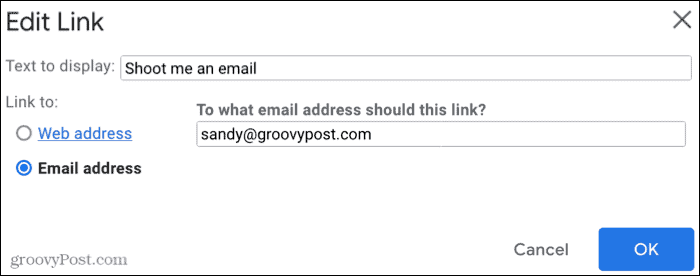 Zadejte e -mailovou adresu