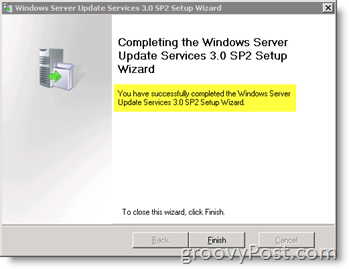 upgrade z WSUS 3.0 SP1 na SP2 