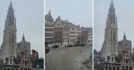 Po zemětřesení zazněla z katedrály v Belgii státní hymna! Podpora z celého světa...