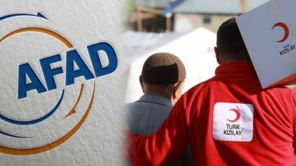 Jak lze darovat zemětřesení AFAD? Darovací kanály AFAD a seznam potřeb Červeného půlměsíce...