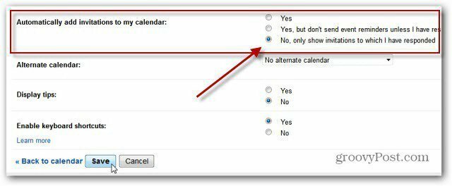 Zakázat oznámení o událostech kalendáře Google+