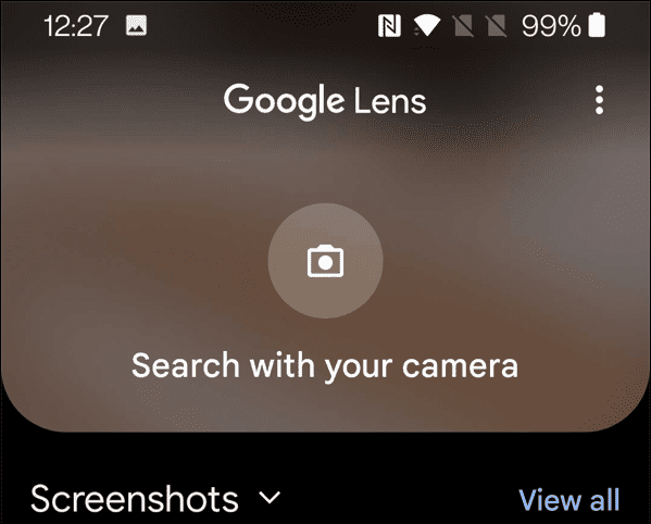 skenování pomocí fotoaparátu android