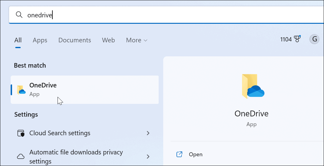 Oprava OneDrive se nesynchronizuje
