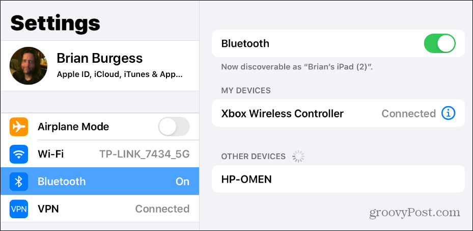 Ovladač Bluetooth iPad Xbox