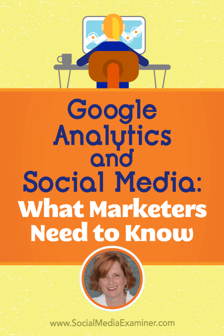 Google Analytics a sociální média: Co marketingoví pracovníci potřebují vědět, a to díky poznatkům od Annie Cushingové v podcastu o marketingu sociálních médií.