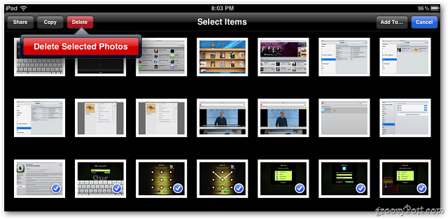 IOS 5: Dávkové mazání fotografií ve vašem iPhone, iPad nebo iPod Touch