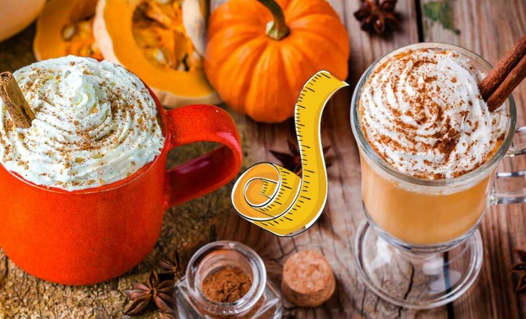 Kalorie Pumpkin spice latte? Přibírá dýňové latte? Starbucks Pumpkin spice latte 