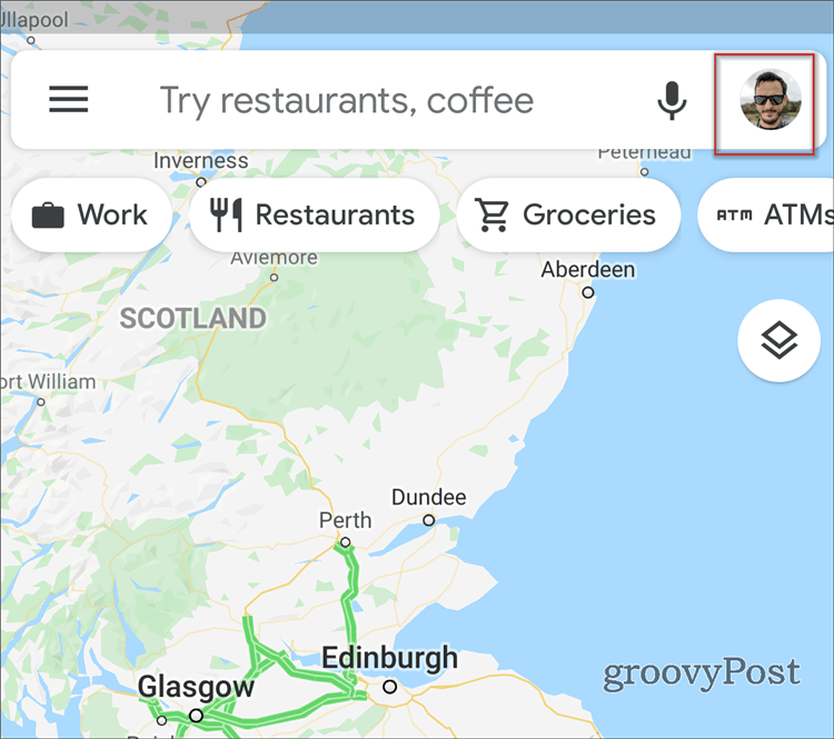 Google maps Incongnito profil pic