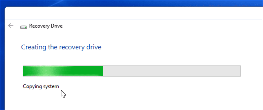 Vytvoření disku pro obnovení systému Windows 11