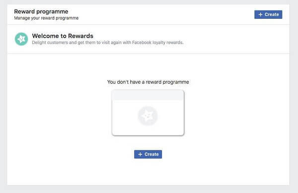 Zdá se, že Facebook testuje funkci programů Rewards pro stránky.
