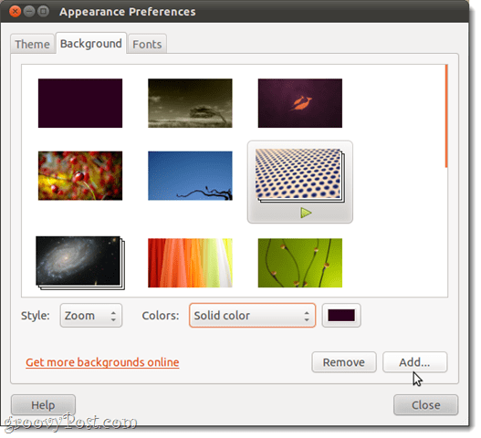přizpůsobte plochu v Ubuntu